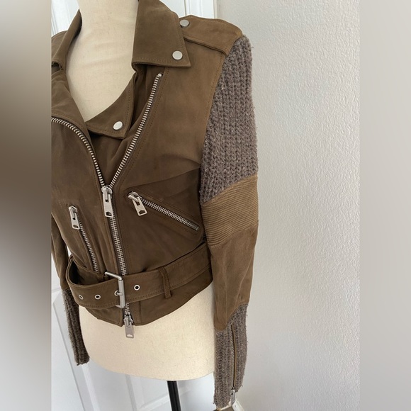 Allsaints Denelle Biker Jacket Size XS - Picture 7 of 16